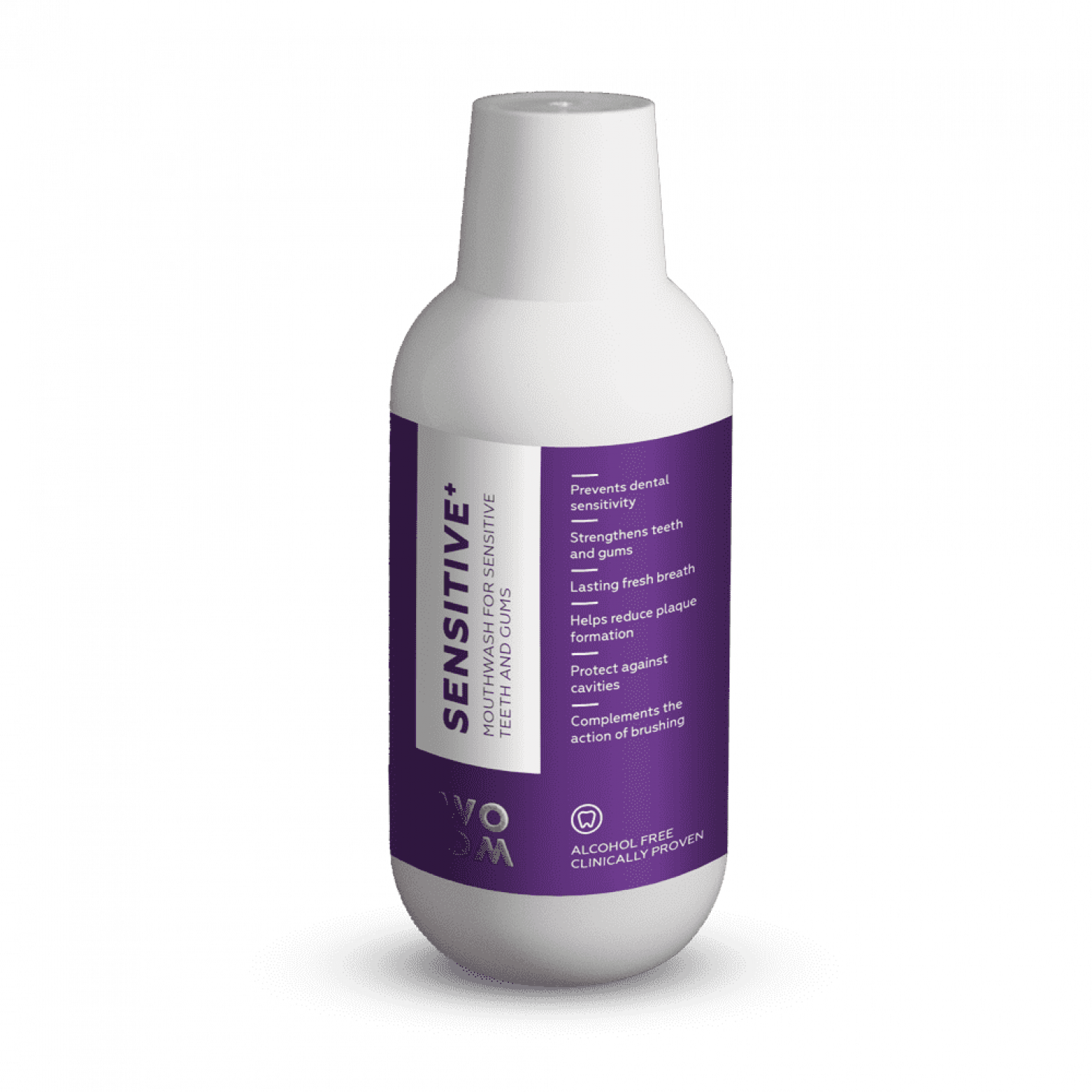 SENSITIVE<sup>+</sup><br> <strong>Ополаскиватель для чувствительных зубов и десен</strong><br><br><br>